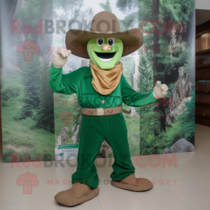 Forest Green Cowboy maskot...