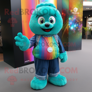 Teal Rainbow mascotte...