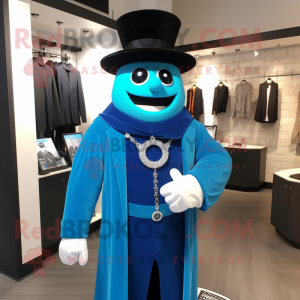 Blue Ring Master mascotte...