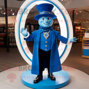 Blue Ring Master maskot...