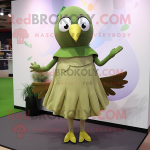 Olive Dove mascotte kostuum...