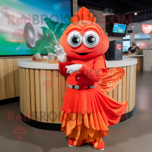 Postava maskota Red Fish...