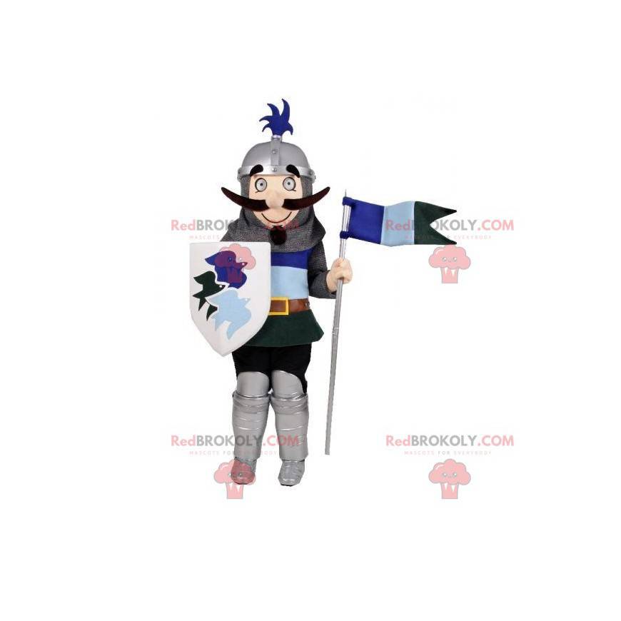 Rittermaskottchen mit Helm und Schild - Redbrokoly.com