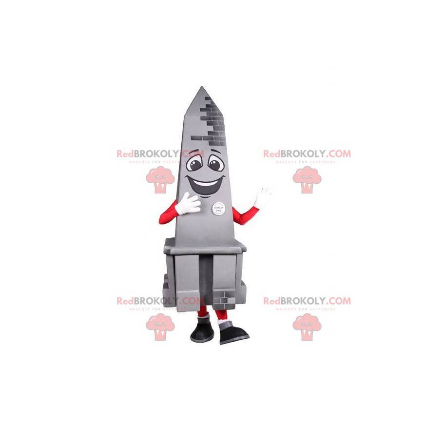 Usmívající se maskot šedého obelisku - Redbrokoly.com