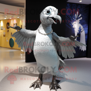 Silver Crow maskot kostym...