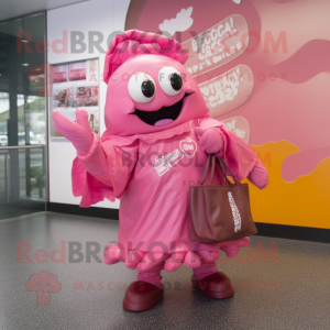 Personagem de mascote Pink...