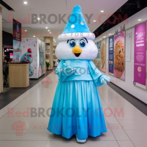 Blue Ice Cream maskot...