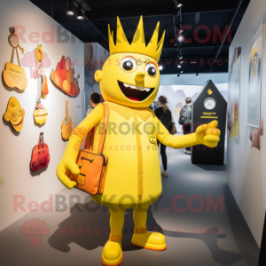 Yellow King mascotte...