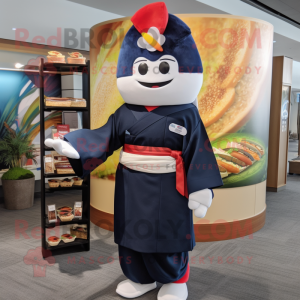 Navy Sushi mascotte kostuum...