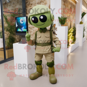 Olive Soldier maskot...