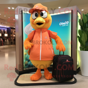 Peach Butter Kylling maskot...