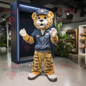 Postava maskota Navy Tiger...