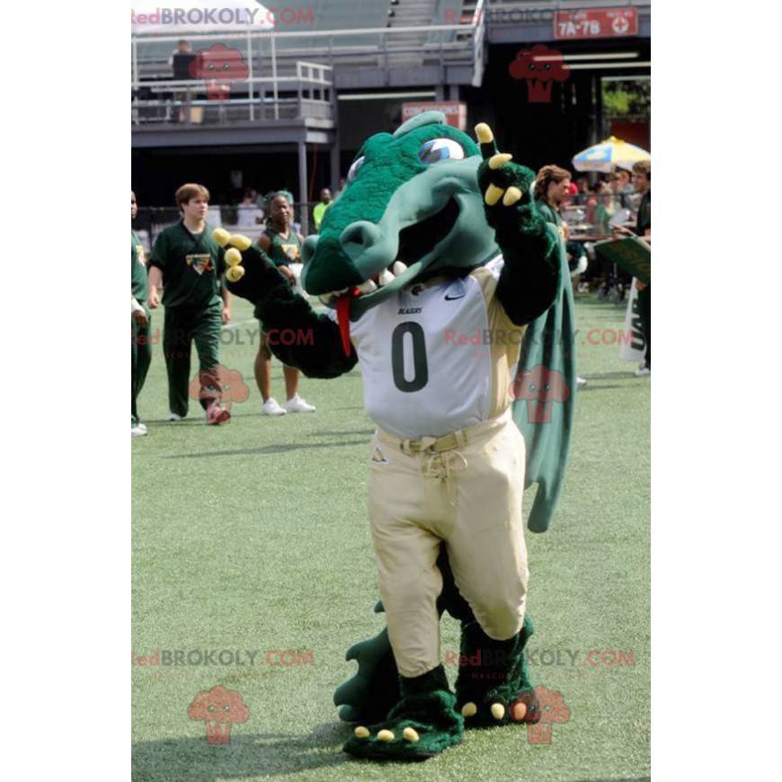 Mascotte de crocodile vert géant - Redbrokoly.com Mascotte de crocodile vert géant - Redbrokoly.com