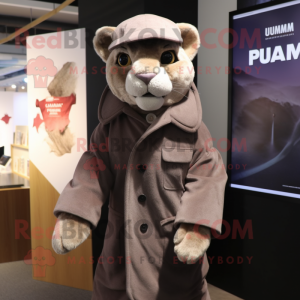 personagem de mascote Puma...