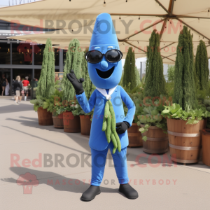 Blue Asparagus mascotte...