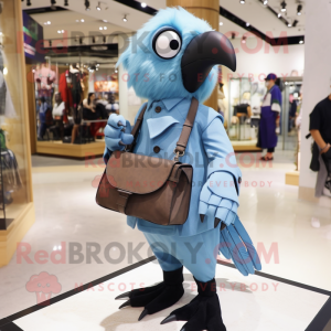 Sky Blue Crow mascotte...