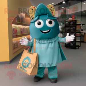 Teal Tacos mascotte kostuum...