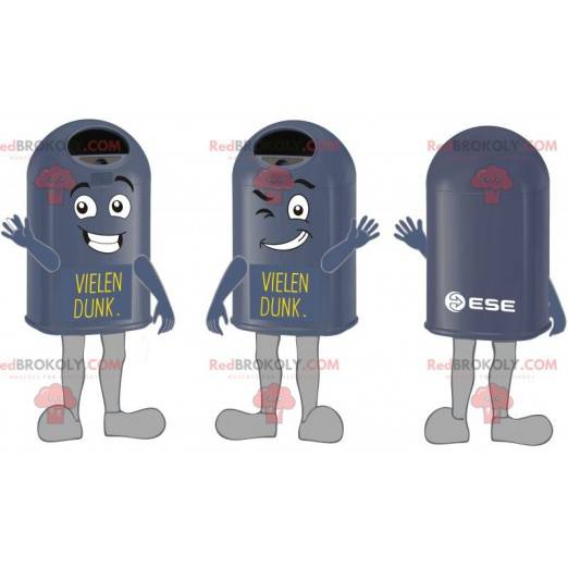 Mascots giant and funny black trash cans - Redbrokoly.com