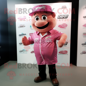 Postava maskota Pink Bbq...