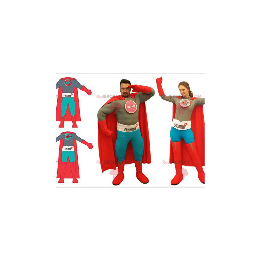 2 superhero costumes for a man and a woman - Redbrokoly.com