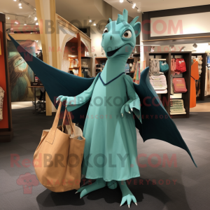 Teal Pterodactyl mascotte...