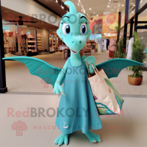 Teal Pterodactyl mascotte...