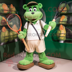 Forest Green tennisracket...