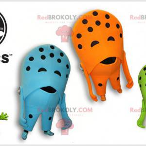 3 beroemde Crocs-mascottes met schoenen met gaten -