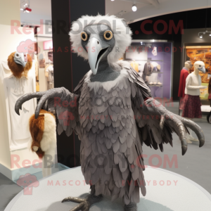 Gray Vulture maskot drakt...