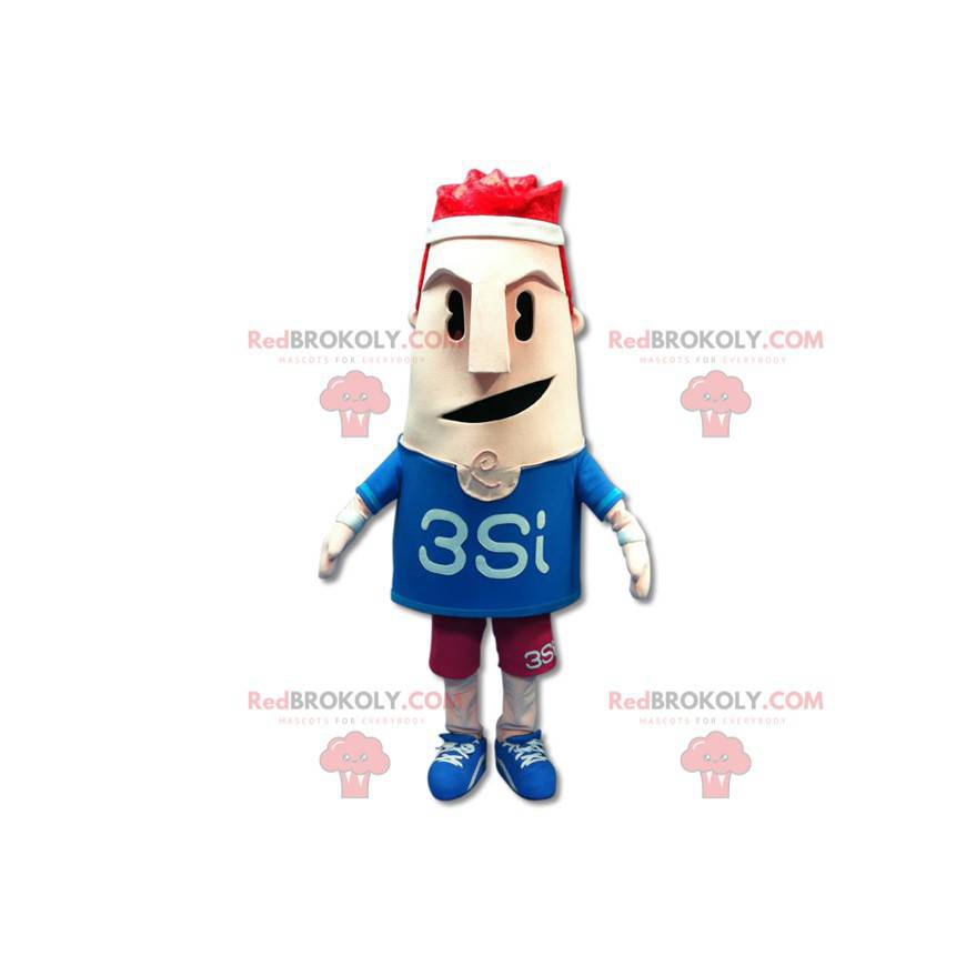 Mascot sportsman. Sporty man costume - Redbrokoly.com