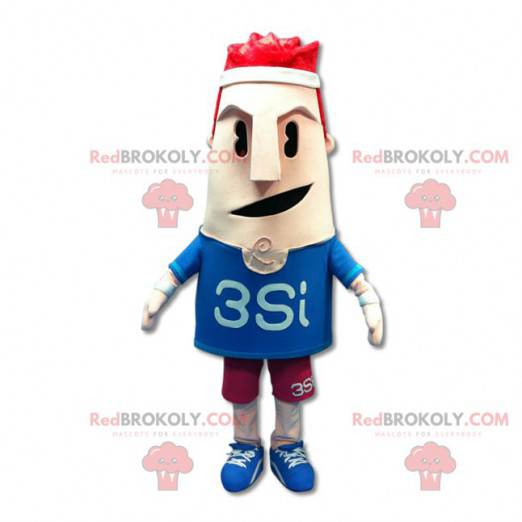 Deportista mascota. Disfraz de hombre deportivo - Redbrokoly.com