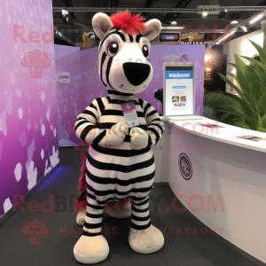  Zebra mascotte kostuum...