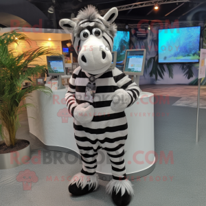  Zebra maskot kostym...
