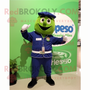 Personagem de mascote Pesto...