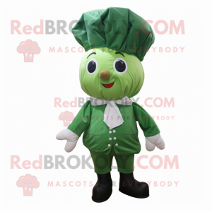 Skovgrøn majroe maskot...