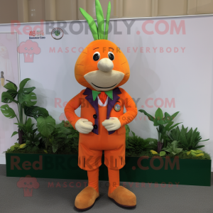  Carrot mascotte kostuum...