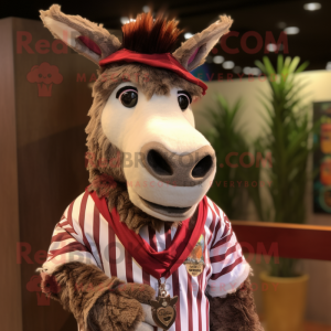  Donkey maskot kostym...