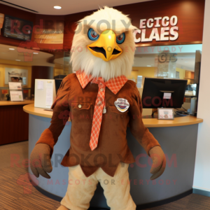 Rust Bald Eagle mascotte...