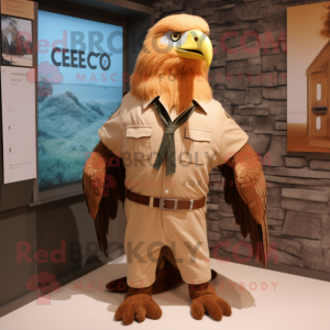 Rust Bald Eagle mascotte...
