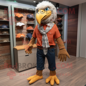 Rust Bald Eagle mascotte...