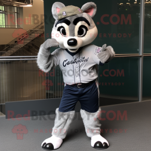 Silver Raccoon mascotte...