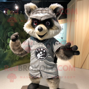 Silver Raccoon mascotte...