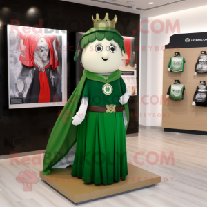 Oliv irländsk flagga maskot...