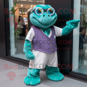 Teal Turtle mascotte...