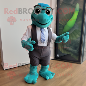 Teal Turtle mascotte...