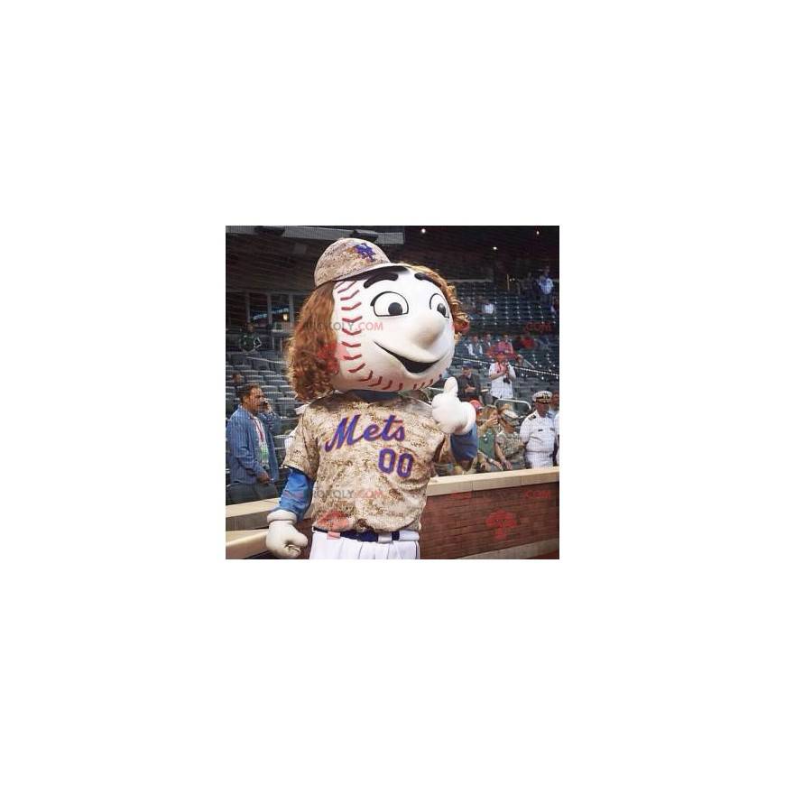 Mascotte de balle de baseball géante - Redbrokoly.com