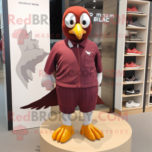 Maroon Pigeon mascotte...