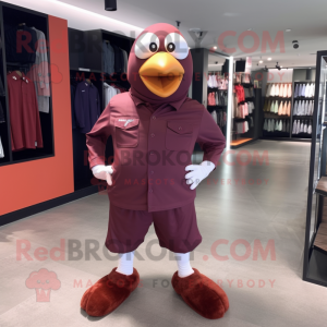 Maroon Pigeon mascotte...