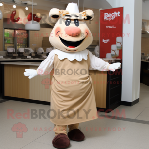 Tan Beef Stroganoff maskot...