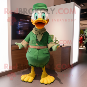 Green Goose mascotte...